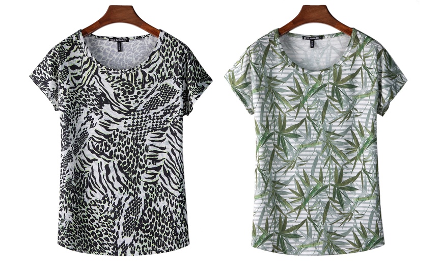 Image 6: Ladies' Printed Beth T-Shirt