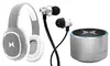 Xtreme Wireless Bluetooth Speaker, Headphones, and Earbuds Gift Set (3-Pc.)