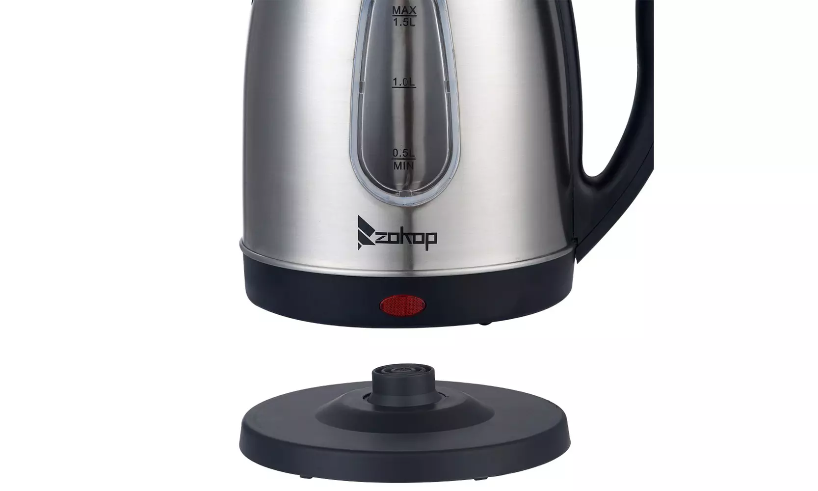 HD-1802S 120V 1200W 1.5L Stainless Steel Electric Kettle with Water Window