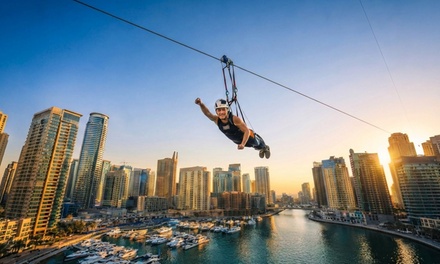 X-line Marina, The Worlds Longest Zip Line - 1 Adult - The Tours Factory   Dubai