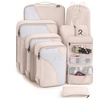 Image 3: 8 Set Packing Cubes and Compression Bags in Assorted Colours and Sizes