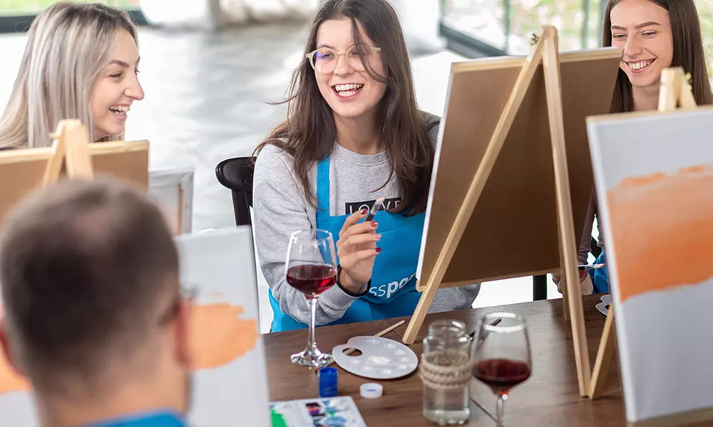 Save Up to 47% on Fun Paint and Sip Classes Near You


