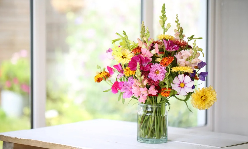 Image 6: Wedding Florals with Wild Flower or Semi-Custom Wedding Bouquet