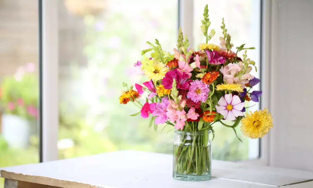 Wedding Florals with Wild Flower or Semi-Custom Wedding Bouquet