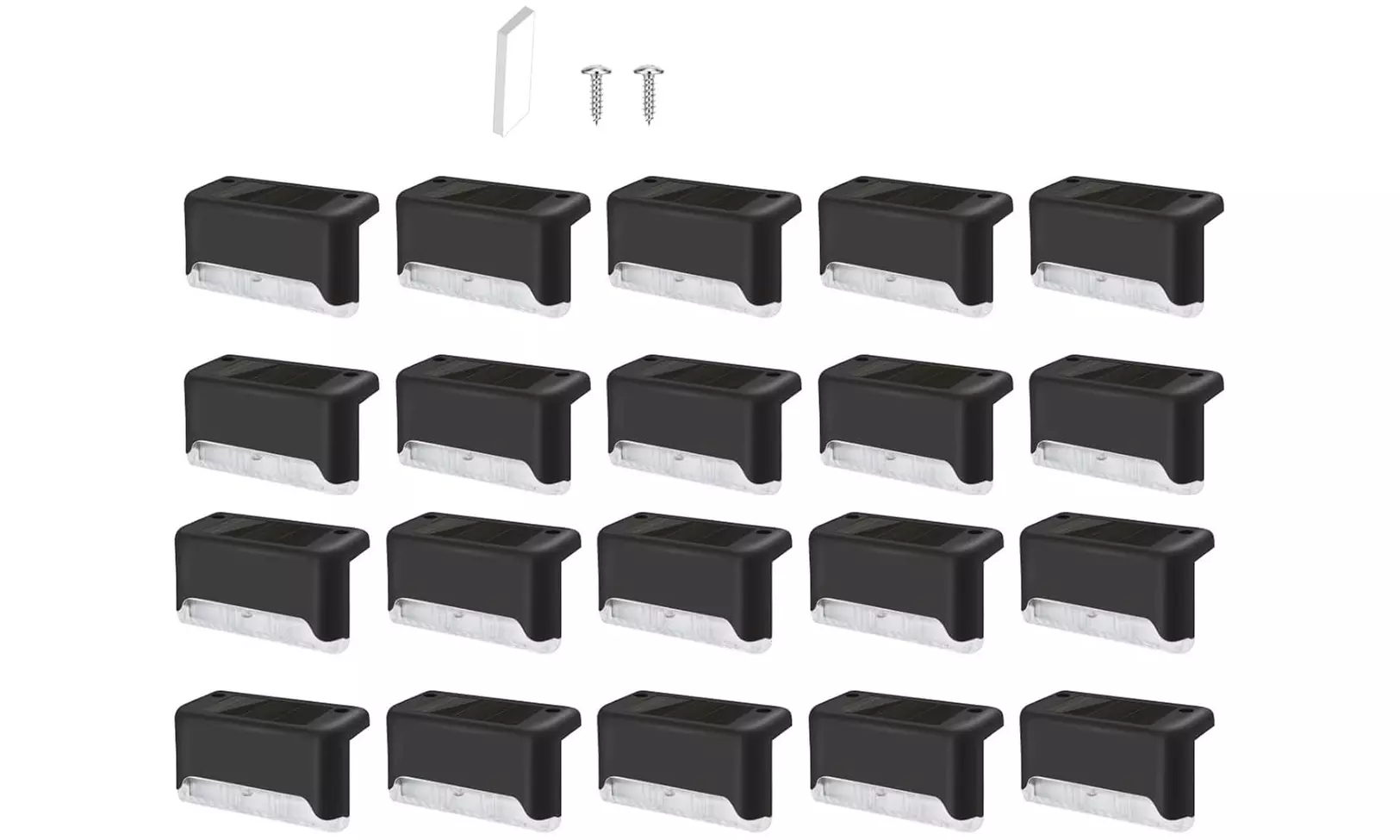 Lot de 10 ou 20 lampes solaires pour clôture