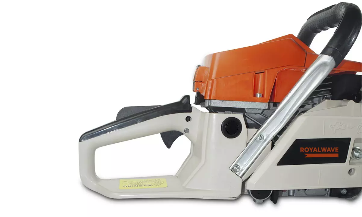 Royalwave Benzin-Kettensäge mit 50-cm Schwert