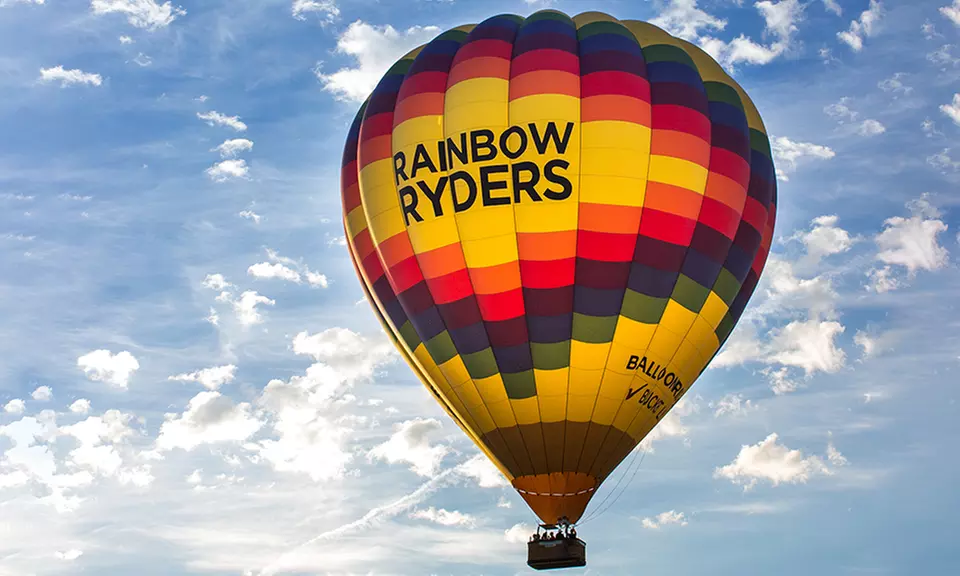 Sunrise Hot Air Balloon Ride from Rainbow Ryders (Up to 31% Off). Two Options Available. - Primary Image