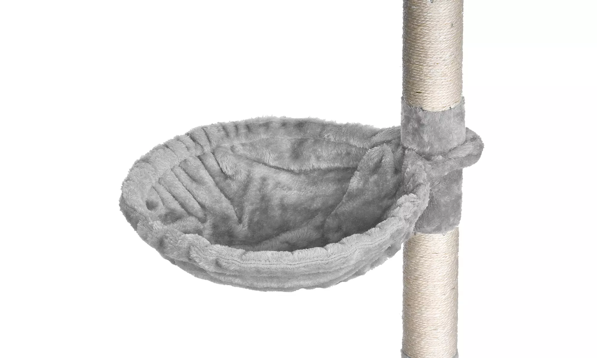 Meerlaagse grijze kattenboom