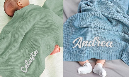 Personalized Embroidery Nap Blankets x 1; Shipping not included - Justyling