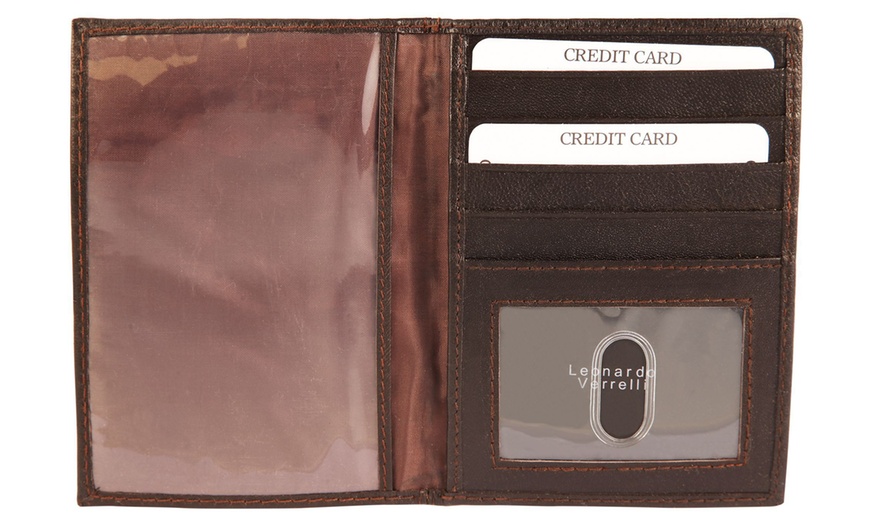 Image 12: Coffret cadeau en cuir Leonardo Verrelli