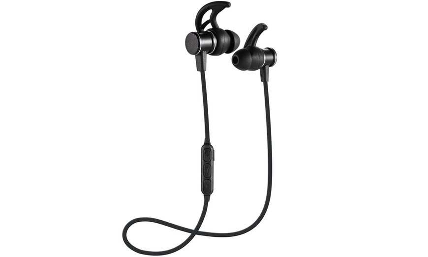 Image 2: Bluetooth Magnetic Earphones