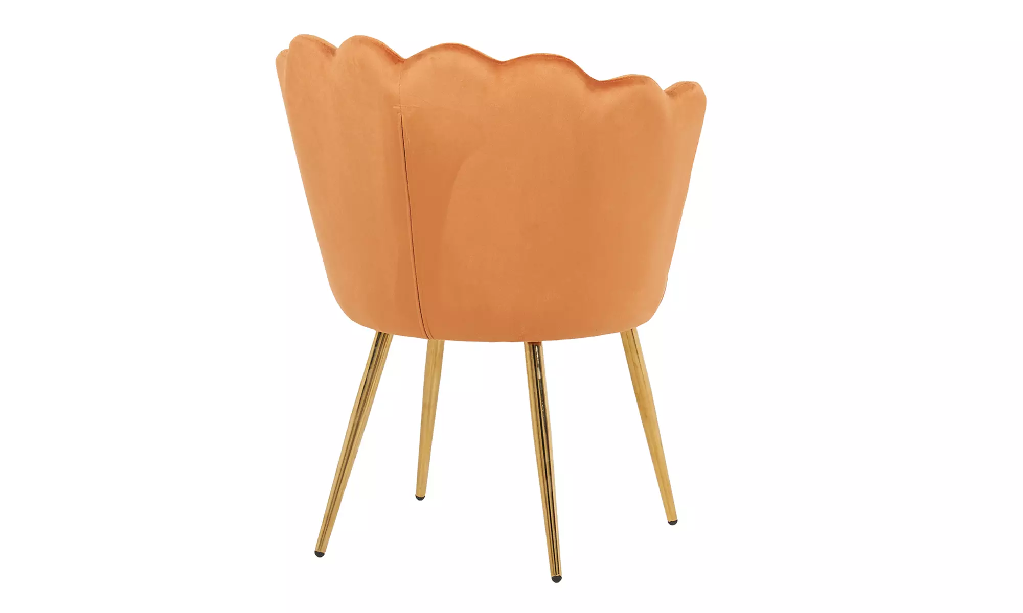 Silla con respaldo en forma de concha