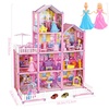 Image 9: 3D DIY Dollhouse Playset with Furniture and Figures for Kids