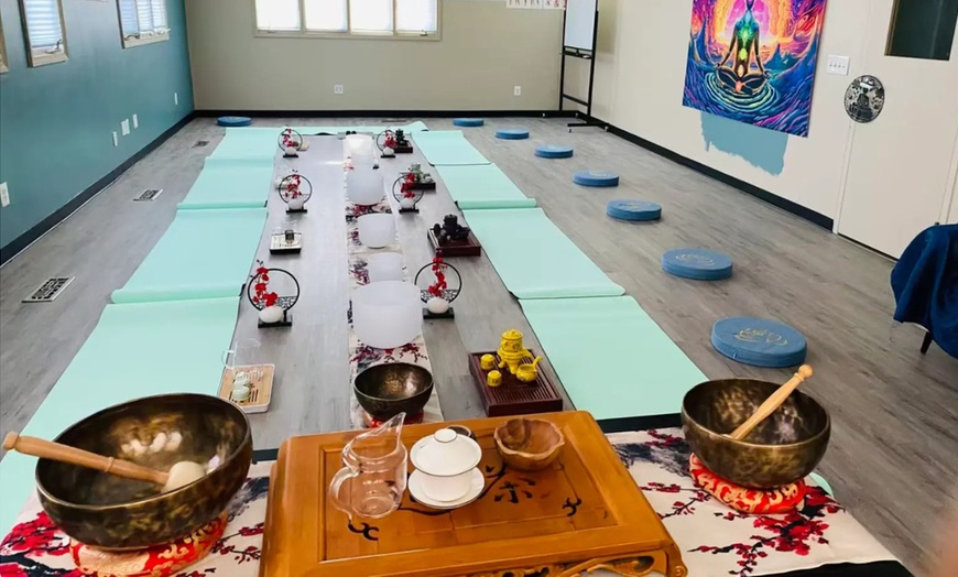 Image 6: One 90-Minute Tea Meditation with Zither or Crystal Bowl for 1 or 2 