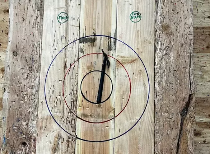 75 Min Axe-Throwing Session in a Shared Lane for Up to Ten People 