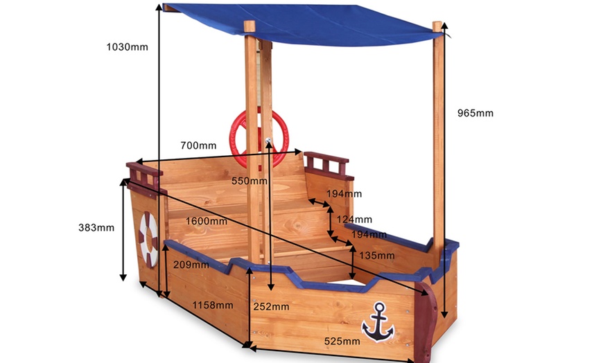 Image 10: Bac à sable de Home Deluxe