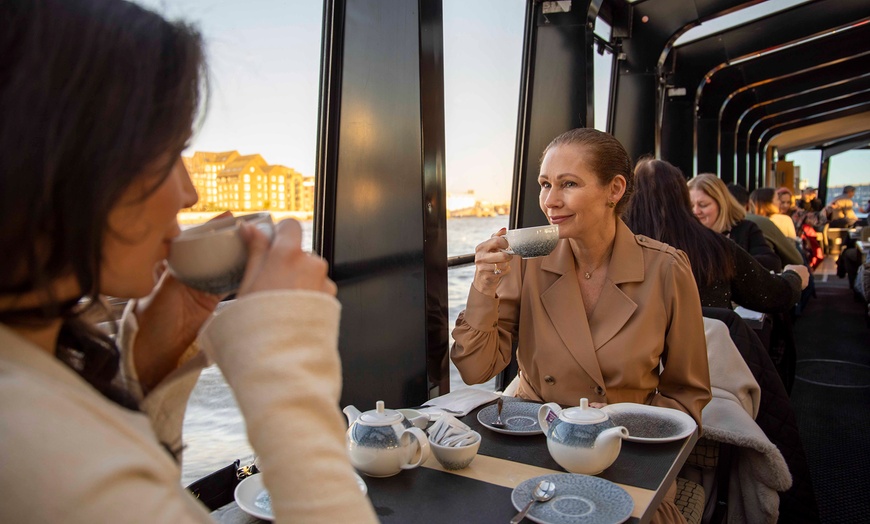 Image 1: All Aboard! Classic Afternoon Tea Cruise with London Sightseeing