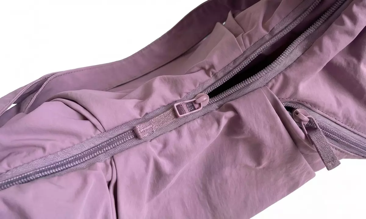 Nylon Crescent Crossbody Bag with Adjustable Strap for Women