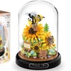 Image 3: LEGO Inspired Insect-Themed Potted Plant Building Blocks Set
