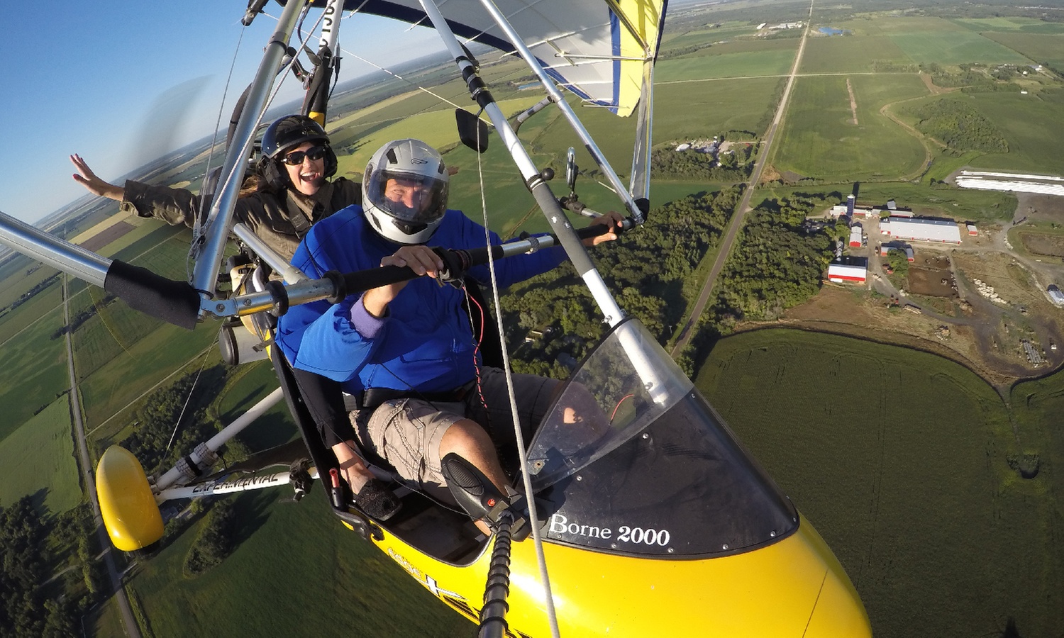 Explore the Skies with Ultralight Hang Glider SkyRides Options For One