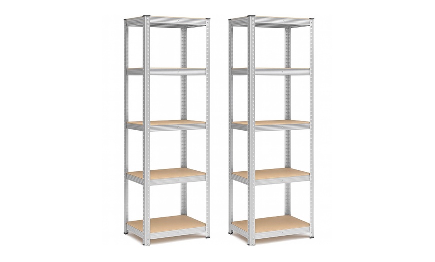 Image 6: Lot de 2 étagères en métal 