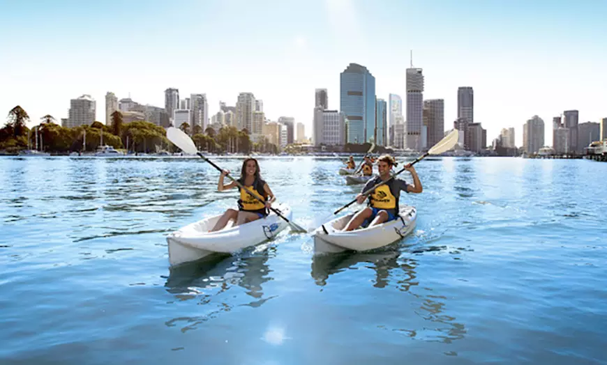 Image 3: Enjoy 90-Min Kayak Tour, 90-Min Abseiling Day or 120-Min Rock Climbing