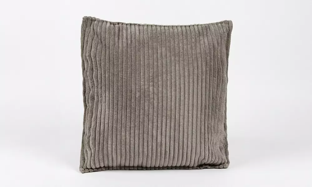 Lot de 2 coussins en velours côtelé 40x40 cm