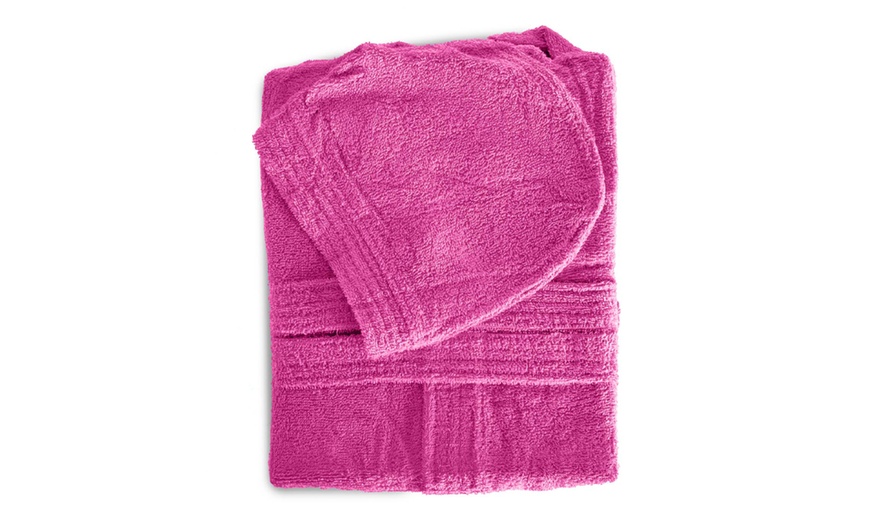 Image 17: Peignoir enfant en éponge