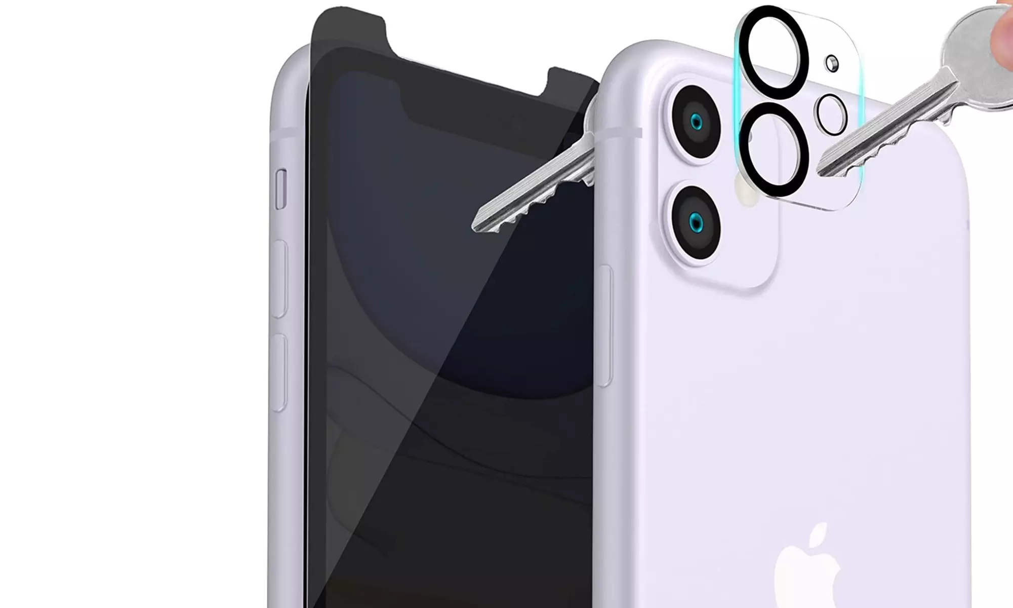 Privacy Screen Protector for iPhone 11/11 Pro/11 Pro Max with Lens Protector