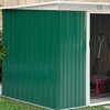 Image 1: Outsunny Steel Garden Shed, Weather-Resistant with Lockable Doors