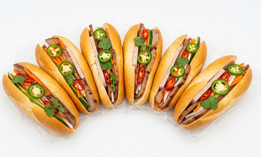 Image 2: Banh Mi & Drink Solo Deal, Duo & Drinks, Feast, or Banquet  for 4 or 6