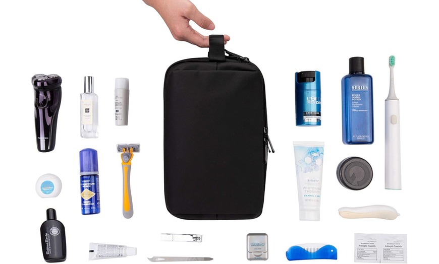 Image 4: 1 o 2 neceseres grandes de viaje de nailon impermeable