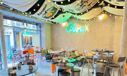 Pour 1 personne : Entrée et plat - Restaurant Camping X