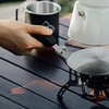 Image 3: 150ml Stovetop Espresso Moka Pot with 13cm Induction Hob Adapter Plate