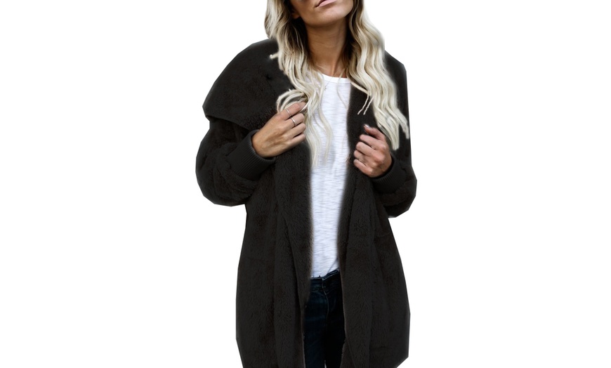 Image 6: Women's Teddy-Hooded Jacket