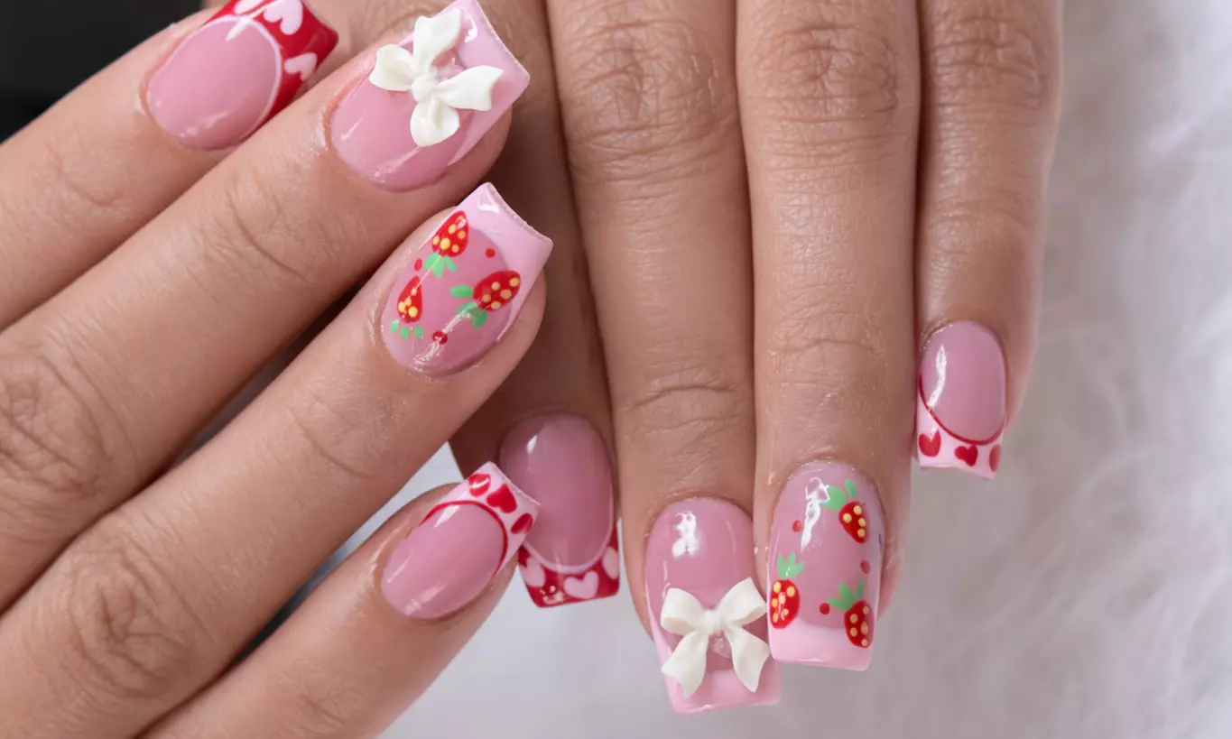 Elevate Your Style with Short Full Set Acrylic/Gelx