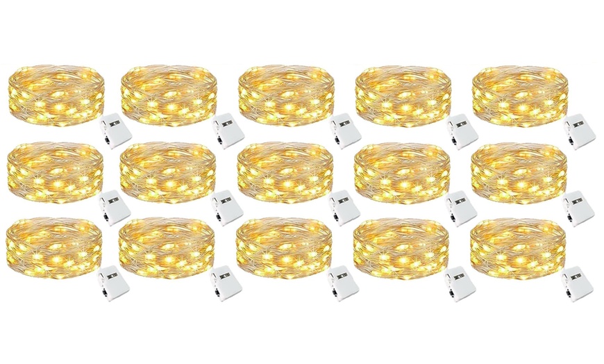Image 1: 15 o 30 mini luci a LED