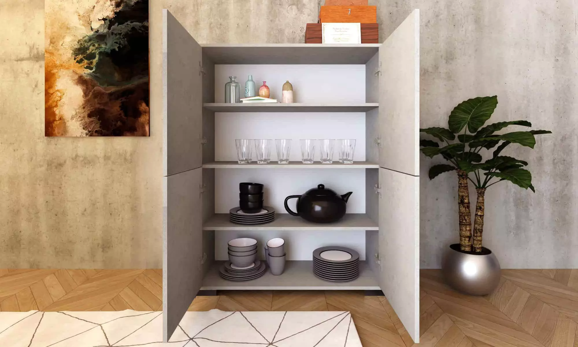 Wohnmöbel Lumina: Kommode, TV-Schrank oder Highboard