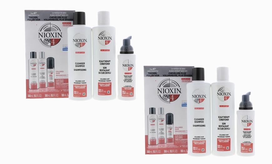 Image 5: Nioxin System 4 Trio:Shampoo 10.1 oz , Scalp Conditioner 5 oz Treatment 3.38 oz