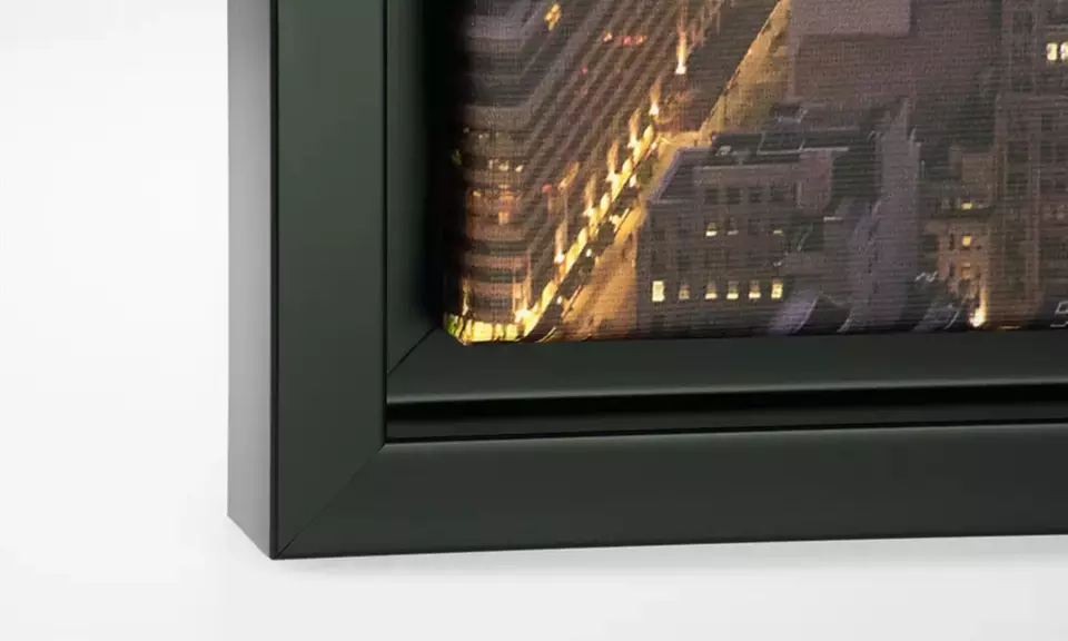 Personalisierbare Foto-Leinwand im Rahmen