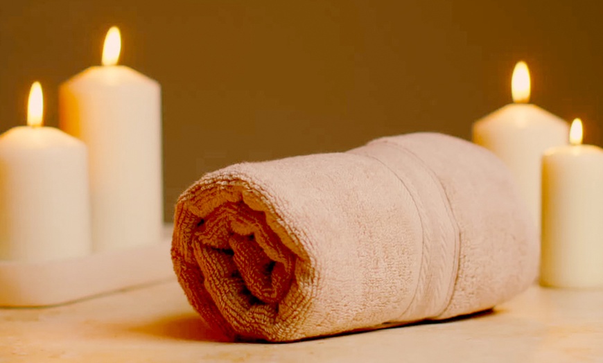 Image 2: 60-Min Relaxing Massage + 60-Min Angel or Glowy Skin Facial and More 