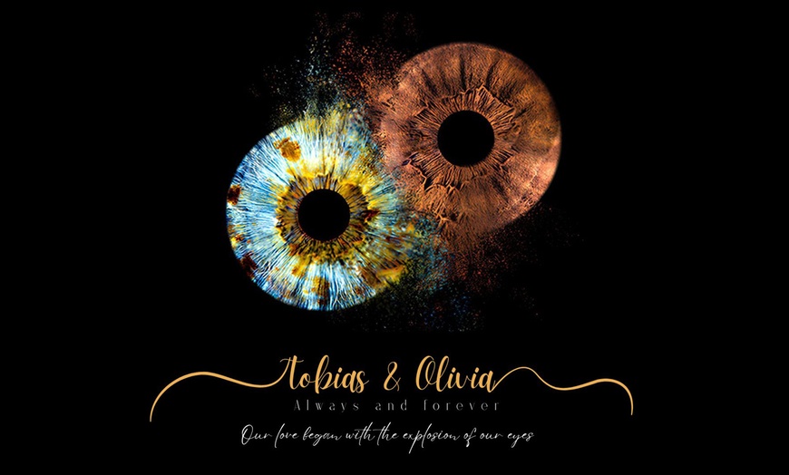 Image 10: Iris-Fotografie: Datei, Poster, Canvas, Halskette oder Whiskey-Spender