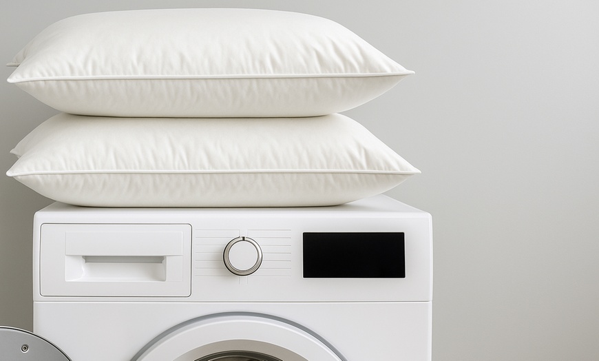 Image 5:  85% Goose Feather & 15% Down Pillows (Pack of 2)