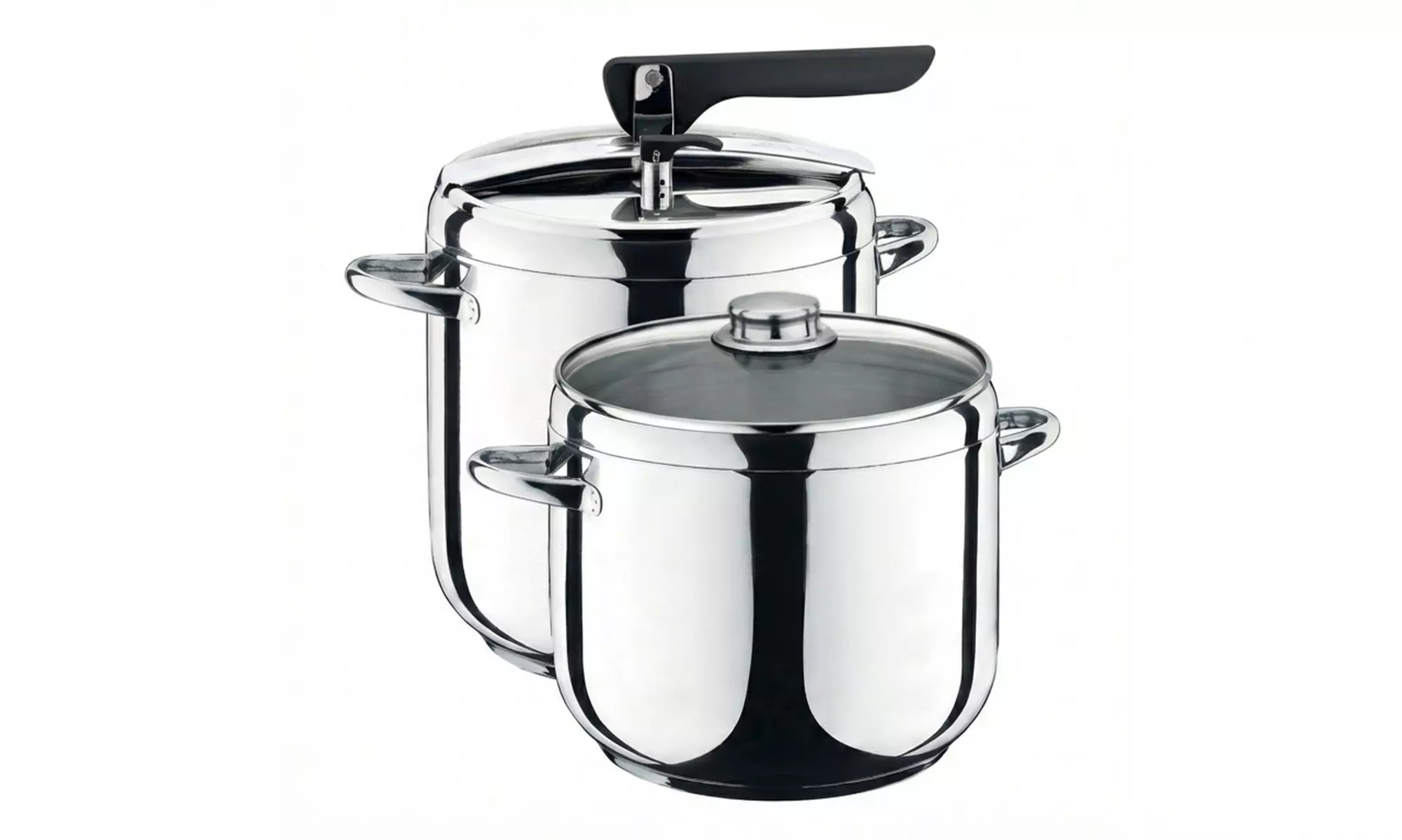 Set di 2 pentole a pressione Pintinox in acciaio inox Nichel Free