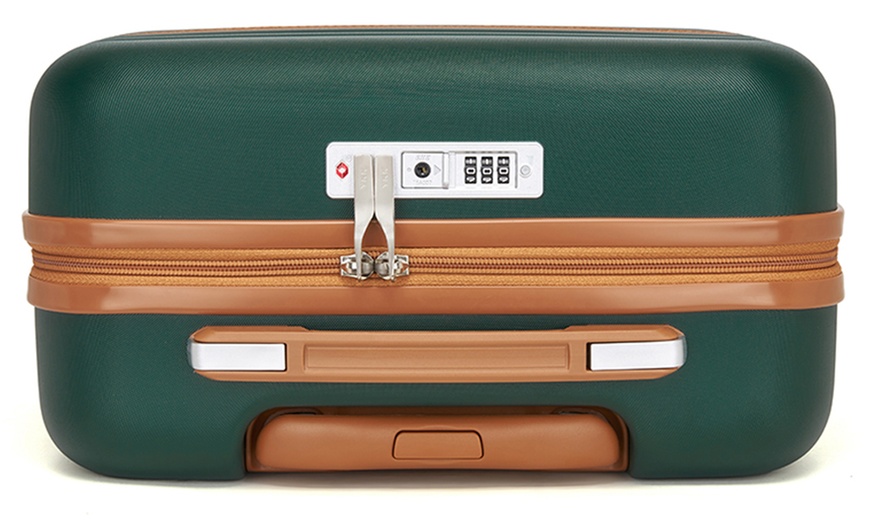 Image 13: Kono Hard Shell Suitcase One or 3-Piece Set