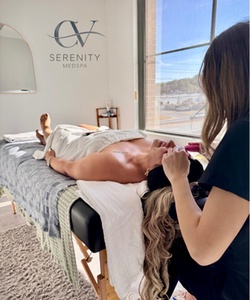 60-Minute Massage for One: Swedish, Hot Stone, or Heated Himalayan Salt Stone - CV Serenity Med Spa