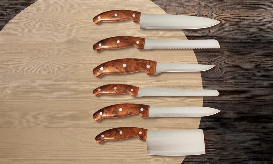 Image 1: Royalty Line 9-tlg. Küchenmesser-Set oder 25-tlg.Küchenmesser-Koffer