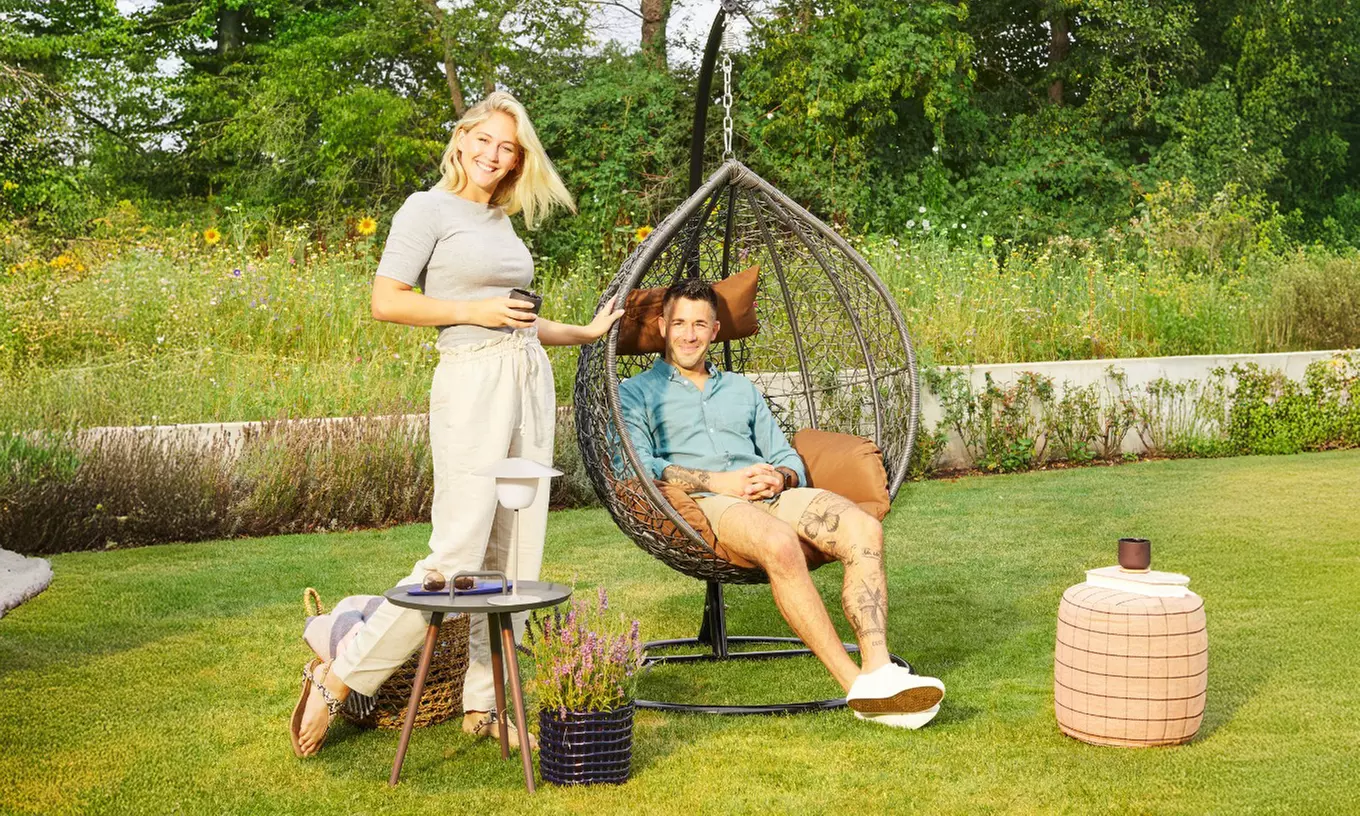 Home Deluxe Polyrattan-Hängesessel CIELO