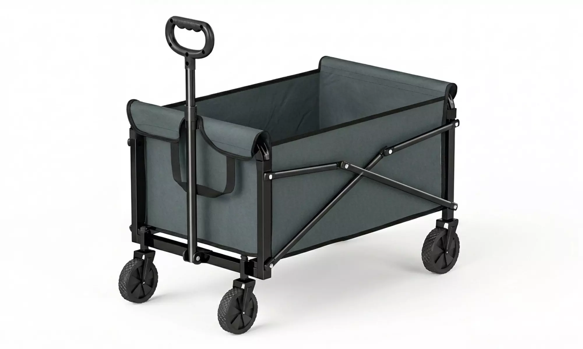 Outsunny Foldable Festival Trolley Cart with 80L Capacity