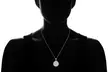 Ladies Double Sided Stainless Steel Lord's Prayer And Serenity Prayer Pendant - Second Medium